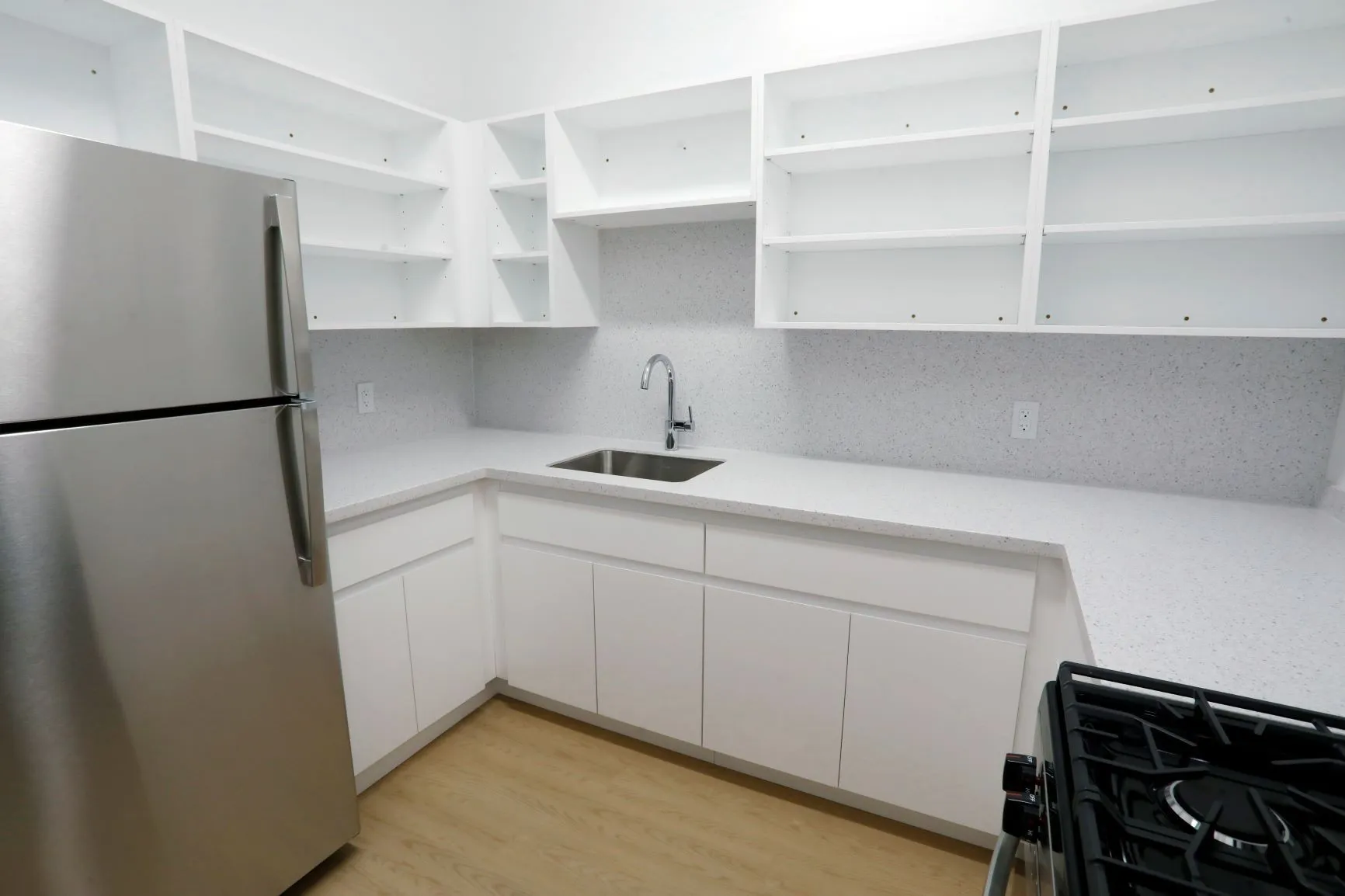 Hogan Hall suite kitchen