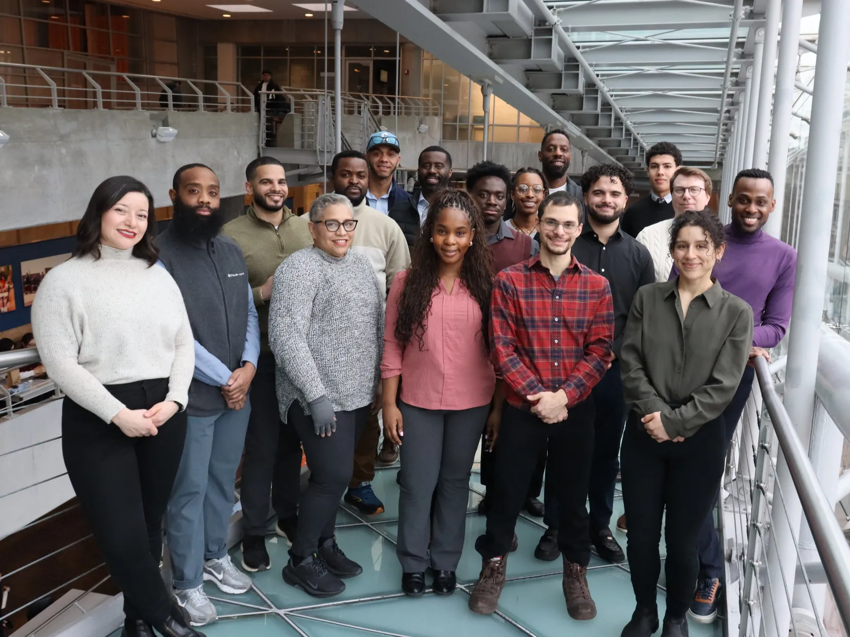 Housing team posing for photo in Lerner Hall